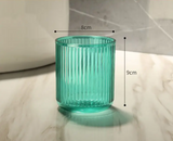VivaLume Bathroom Tumbler Cup – Modern Anti-Tip Toothbrush Holder | Colourful Bathroom Accessory