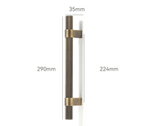 Château Verne Brass Cabinet Handles – Vintage European Furniture Pulls | Luxury Bronze Hardware