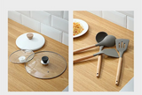 CookRest Silicone Utensil Tray – Heat-Resistant Spoon & Spatula Holder | Kitchen Counter Organiser