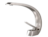 Arcelle Curve Basin Mixer – Contemporary Brass Bathroom Faucet | Elegant Single Lever Sink Tap