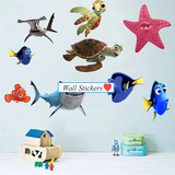 OceanJoy Kids Wall Decals – 3D Marine Animal Stickers for Bathrooms & Bedrooms | Removable Underwater Décor