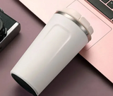 ThermaGo 380/510ml Insulated Travel Mug – 304 Stainless Steel Vacuum Cup | Leak-Resistant Lid | Portable Coffee Flask