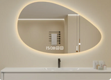 ÉlanGlow LED Vanity Mirror – Irregular Backlit Smart Mirror | Touch-Control Modern Design