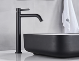 Noiré Luxe Basin Mixer Tap – Contemporary Black & Gold Bathroom Faucet | Premium Single Lever Sink Mixer