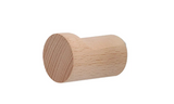 Nordevik Wooden Wall Hook – Beech & Walnut Minimalist Coat Hook | Modern Natural Home Organiser