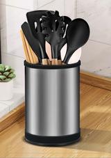 EdgeVault Stainless Steel Knife Holder – Universal Kitchen Knife Block | Hygienic Blade Storage Stand