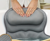 CloudEase Spa Bath Pillow – 3D Air Mesh Neck & Back Support | Quick-Dry Luxury Bath Cushion