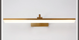 Aurelium Bronze LED Vanity Light – Waterproof Bathroom Mirror Wall Lamp with Warm Downlight Illumination