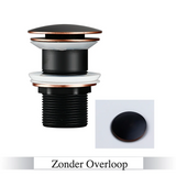 LuxDrain Pop-Up Drain Stopper – Luxury Bathroom Sink Drain in Matte Black, Gold & Modern Finishes