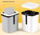 OrbitMini Desktop Waste Bin – Compact Swing Lid Bin | Modern Desk & Home Organiser