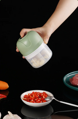 TurboPrep Mini Chopper – USB Rechargeable Electric Food Processor | Cordless Garlic & Vegetable Mincer