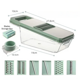 PrepCraft Multi-Blade Mandoline Set – 6-in-1 Vegetable Slicer & Grater | Stainless Steel Kitchen Cutter