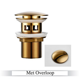 LuxDrain Pop-Up Drain Stopper – Luxury Bathroom Sink Drain in Matte Black, Gold & Modern Finishes
