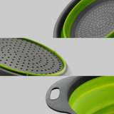 CollapsoChef Silicone Colander – Foldable Kitchen Strainer Basket | Space-Saving Food Prep Essential