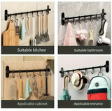 CulinaRail Wall Organiser – Multifunctional Kitchen Storage Rack | Space-Saving Utensil & Lid Holder
