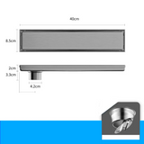 FlowCore Square Shower Drain – Brushed 304 Stainless Steel Floor Waste | Anti-Odour Bathroom Drain Cover