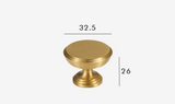 Château Noir Brass T-Bar Handles – French-Inspired Luxury Cabinet Hardware | Solid Brass Furniture Pulls
