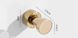 SilverLatch Adhesive Hooks – Polished Brass Wall Hangers | Heavy-Duty No-Drill Storage Hooks