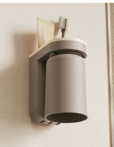 PureNest AquaDock Toothbrush Holder Set – Wall-Mounted Toothbrush & Cup Organiser with No-Drill Installation