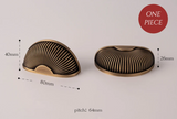 Montelisse Antique Brass Cabinet Handles – Luxury Furniture Pulls | Vintage Kitchen & Drawer Hardware