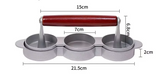 PattyForge Burger Maker – Aluminum Hamburger Press | Nonstick BBQ Patty Shaper