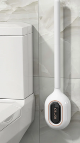 FreshFlow Silicone Toilet Brush – Wall-Mounted Scented Bathroom Cleaner | No-Drill Hygienic Toilet Brush Set