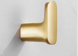 SilverLatch Adhesive Hooks – Polished Brass Wall Hangers | Heavy-Duty No-Drill Storage Hooks