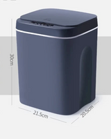 NovaTouch Automatic Sensor Bin – 20L Hands-Free Waste Bin | Waterproof Modern Home Design
