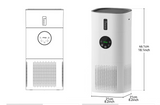 Velora AirPure Humidify+ – 2-in-1 H13 HEPA Air Purifier & Humidifier for Allergies, Pets & Smoke
