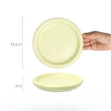 Pasteléa Ceramic Serving Plate – Modern Round Breakfast & Dessert Plate | Elegant Macaron Colour Tableware