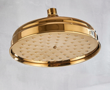 Aurevale RainSpa Shower Head – Antique Brass Gold Rainfall Shower | Luxury Wall-Mounted Bathroom Upgrade