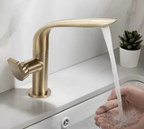 AquaLux GlideFlow Basin Mixer – 360° Swivel Bathroom Faucet | Luxury Solid Brass Vanity Tap