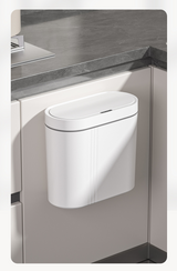 AeroSense Wall-Mounted Sensor Bin – 9L Touchless Bathroom & Kitchen Waste Bin | Waterproof Compact Design