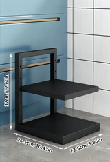 StackForge Adjustable Pan Organiser – Multi-Tier Cookware Storage Rack | Space-Saving Kitchen Holder