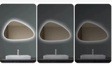 ArctiGlow Sculpt LED Vanity Mirror – Irregular Scandinavian Bathroom Mirror with Ambient Lighting & Aluminium Frame