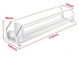 Zenvira CoolSlide Automatic Can Dispenser – Adjustable Self-Sliding Beverage Organiser for Fridge & Kitchen | Space-Saving ABS Drink Storage System