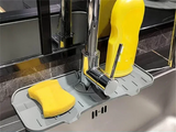 SplashGuard Sink Mat – Silicone Faucet Splash Protector | Water-Absorbing Countertop Drying Pad