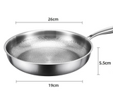 ForgeTitan Hammered Frying Pan – Pure Titanium Skillet | Premium Non-Coated Induction Cookware