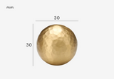 Aurevon Hammered Brass Cabinet Handle – Luxury Furniture Pull | Matte Gold & Antique Bronze Hardware