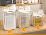 PureKeep Pantry Storage Container – Airtight Rice & Grain Dispenser | Moisture-Proof Kitchen Organisation Box