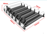 Zenvira CoolSlide Automatic Can Dispenser – Adjustable Self-Sliding Beverage Organiser for Fridge & Kitchen | Space-Saving ABS Drink Storage System