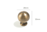 Château Verne Brass Cabinet Handles – Vintage European Furniture Pulls | Luxury Bronze Hardware