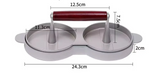 PattyForge Burger Maker – Aluminum Hamburger Press | Nonstick BBQ Patty Shaper