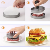PattyForge Burger Maker – Aluminum Hamburger Press | Nonstick BBQ Patty Shaper