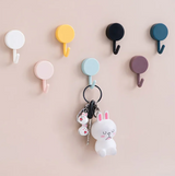 Velmora StickMate Self-Adhesive Silicone Wall Hooks – Strong No-Drill Multipurpose Hanging Hooks (5 or 10 Pack) | Removable Space-Saving Home Organisers