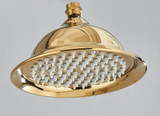 Aurevale RainSpa Shower Head – Antique Brass Gold Rainfall Shower | Luxury Wall-Mounted Bathroom Upgrade