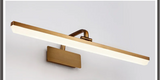 Aurelium Bronze LED Vanity Light – Waterproof Bathroom Mirror Wall Lamp with Warm Downlight Illumination