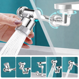AquaReach 1080 Tap Extender – Multi-Angle Swivel Faucet Nozzle | Water-Saving Kitchen & Bathroom Attachment