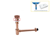 PureSeal Brass Basin Waste Kit – Luxury Pop-Up Drain & Anti-Odour Trap | Premium Bathroom Sink Drain Set