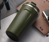 ThermaGo 380/510ml Insulated Travel Mug – 304 Stainless Steel Vacuum Cup | Leak-Resistant Lid | Portable Coffee Flask